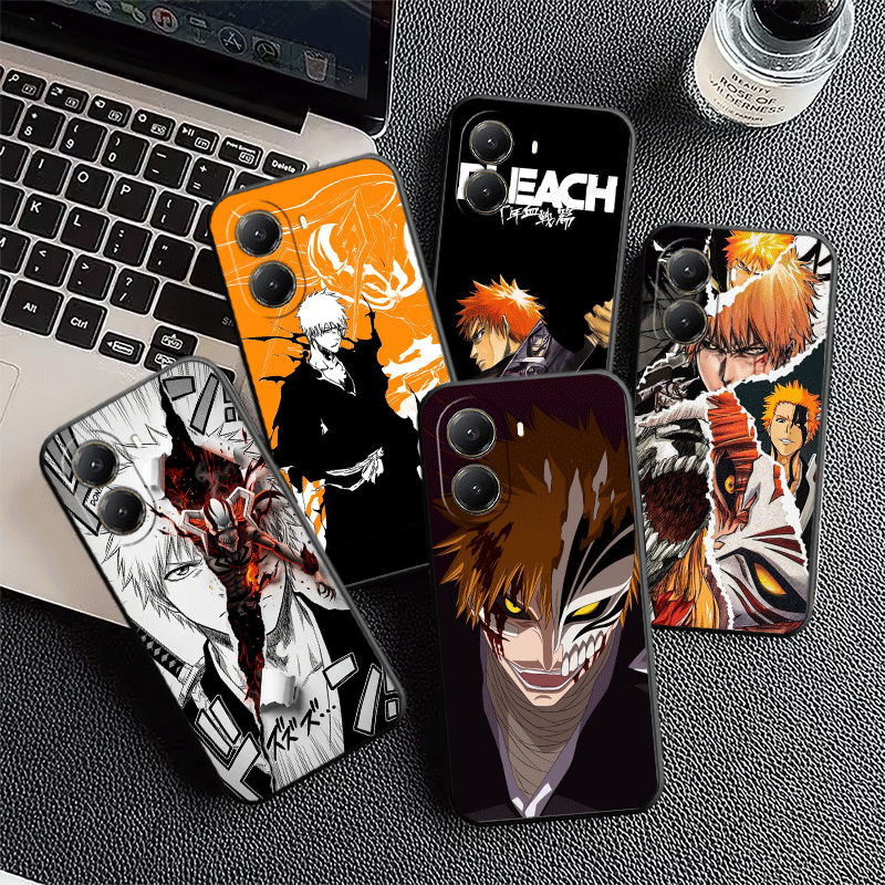 Xiaomi Poco X6 - جراب هاتف ناعم بتصميم بليتش كوروساكي