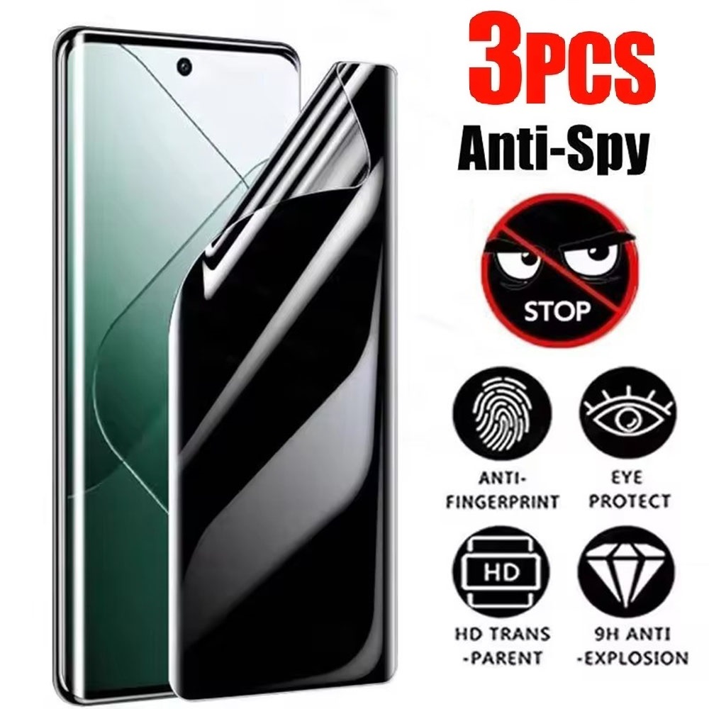 Oppo Reno 12 - 3 قطع من فيلم الهيدروجيل للخصوصية